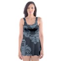 Dr Who Tardis Pattern Skater Dress Swimsuit View1