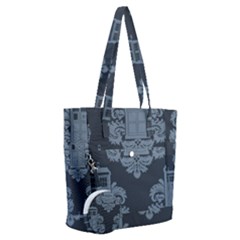 Dr Who Tardis Pattern Everyday Shoulder Bag With Pouch Bag