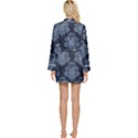 Dr Who Tardis Pattern Long Sleeve Satin Robe View2
