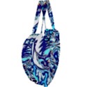 Trippy Dippy Bears Blue Dancing Greatful Dead Skull Steal Your Face Giant Heart Shaped Tote View4