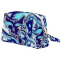 Trippy Dippy Bears Blue Dancing Greatful Dead Skull Steal Your Face Wristlet Pouch Bag (Large) View2