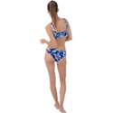 Trippy Dippy Bears Blue Dancing Greatful Dead Skull Steal Your Face Ring Detail Crop Bikini Set View2