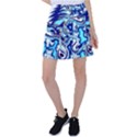 Trippy Dippy Bears Blue Dancing Greatful Dead Skull Steal Your Face Tennis Skirt View1