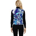 Trippy Dippy Bears Blue Dancing Greatful Dead Skull Steal Your Face Women s Button Up Puffer Vest View2