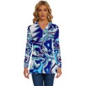 Trippy Dippy Bears Blue Dancing Greatful Dead Skull Steal Your Face Long Sleeve Drawstring Hooded Top View1