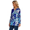 Trippy Dippy Bears Blue Dancing Greatful Dead Skull Steal Your Face Long Sleeve Drawstring Hooded Top View2