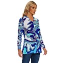 Trippy Dippy Bears Blue Dancing Greatful Dead Skull Steal Your Face Long Sleeve Drawstring Hooded Top View3