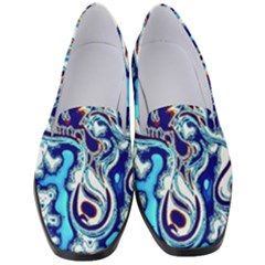 Trippy Dippy Bears Blue Dancing Greatful Dead Skull Steal Your Face Women s Classic Loafer Heels