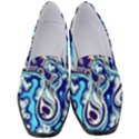 Trippy Dippy Bears Blue Dancing Greatful Dead Skull Steal Your Face Women s Classic Loafer Heels View1
