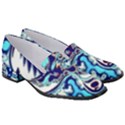 Trippy Dippy Bears Blue Dancing Greatful Dead Skull Steal Your Face Women s Classic Loafer Heels View3