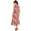 Red Flowers Summer Maxi Dress View2