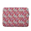 Red Flowers 14  Vertical Laptop Sleeve Case With Pocket View2