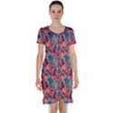 Red Flowers 2 Short Sleeve Nightdress View1