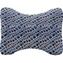 Blue Snake Velour Seat Head Rest Cushion View2