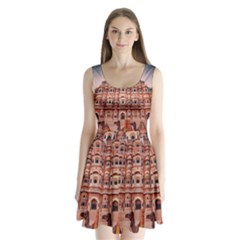 Rajasthan Hawa Mahal Split Back Mini Dress 