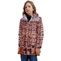 rajasthan hawa mahal Kids  Hooded Longline Puffer Jacket View3