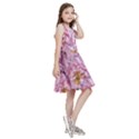 Peonies Nature Bloom Blossom Pink Kids  Skater Dress View3