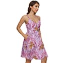 Peonies Nature Bloom Blossom Pink V-Neck Pocket Summer Dress  View2