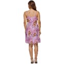 Peonies Nature Bloom Blossom Pink V-Neck Pocket Summer Dress  View4