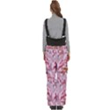 Peonies Nature Bloom Blossom Pink Women s Side Zip Front Pouch Ski And Snowboard Bib Pants	 View4