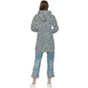 Green Leaves Women s Long Oversized Pullover Hoodie View2