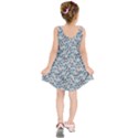 Blue Leaves (2) Kids  Sleeveless Dress View2
