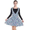 Blue Leaves (2) Plunge Pinafore Dress View1