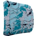 Fluid Turquoise Back Support Cushion View2