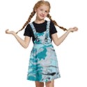Fluid Turquoise Kids  Apron Dress View1