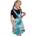 Fluid Turquoise Kids  Apron Dress View3