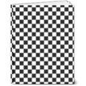 Pattern Checkered Squares Black White Pattern 7  x 9  Softcover Notebook View1
