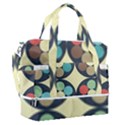 Circles Round Pattern Sphere Ball Sports Shoulder Bag with Shoes Compartment View1