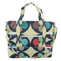 Circles Round Pattern Sphere Ball Sports Shoulder Bag with Shoes Compartment View2