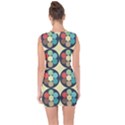 Circles Round Pattern Sphere Ball Lace Up Front Bodycon Dress View2