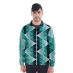 Triangles Pyramid Geometric Pattern Men s Windbreaker