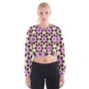Pattern Design Star Snowflake Cropped Sweatshirt View1