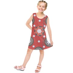 Background Abstract Kids  Tunic Dress