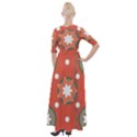 Background Abstract Half Sleeves Maxi Dress View2