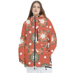 Background Abstract Women s Multi Pockets Zip Ski And Snowboard Waterproof Breathable Jacket