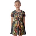 Lungs Health Kids  Short Sleeve Pinafore Style Dress View1