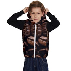 Coffee Beans Kids  Stylish Hooded Puffer Vest