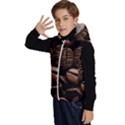 Coffee Beans Kids  Stylish Hooded Puffer Vest View2