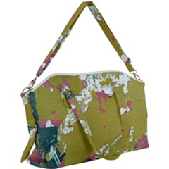Colorwoven Abstract Print Canvas Crossbody Bag