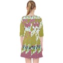 Colorwoven Abstract Print Quarter Sleeve Pocket Dress View2