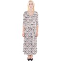 Cute Animals Quarter Sleeve Wrap Maxi Dress View1