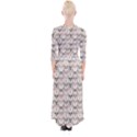 Cute Animals Quarter Sleeve Wrap Maxi Dress View2