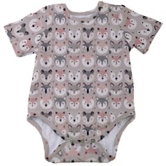Cute Animals Baby Short Sleeve Bodysuit
