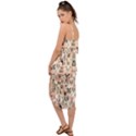 happy animals Waist Tie Cover Up Chiffon Dress View2