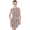 Foxs Drawstring Hooded Dress View1
