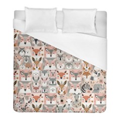 Mix Animal Faces Duvet Cover (full/ Double Size)